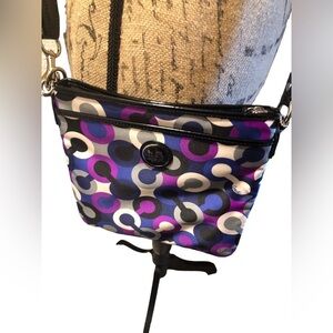 Coach Alex Optic Crossbody Messenger Bag